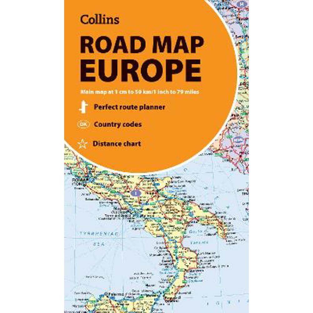 Collins Road Map of Europe: Folded map - Collins Maps